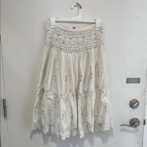 Boho French Connection Lace Skirt